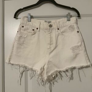 BDG Urban Outfitters White Denim Shorts